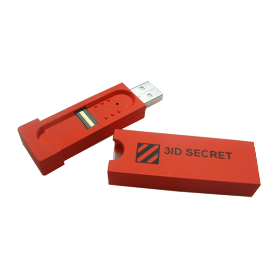 Custom USB Biometric Flash Drive - LOCKDOWN