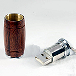 USB Flash Drive - Wood - BARREL WINE