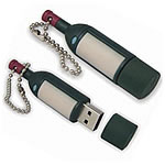 USB Flash Drive - OPEN WINE BOTTLE