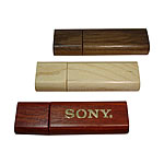 Promotional USB Flash Drive - WOOD YOU